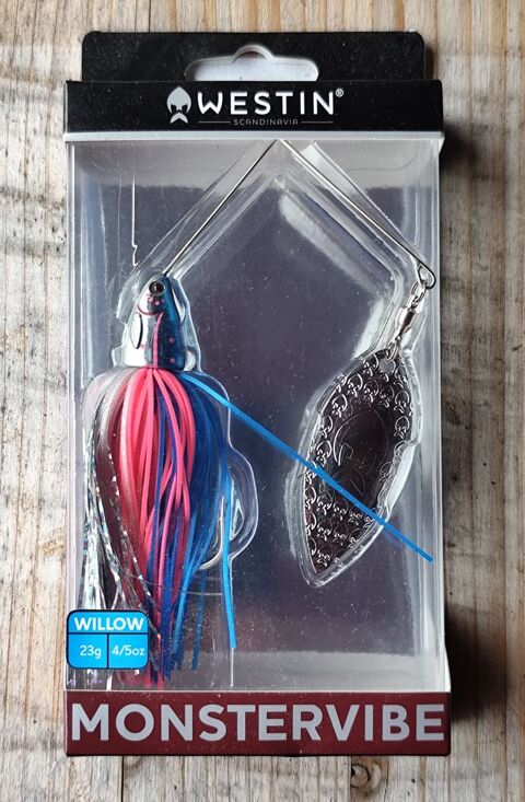 Leurre Spinnerbait Westin Monster Vibe Willow 23g
7.5 Gérardmer (88)