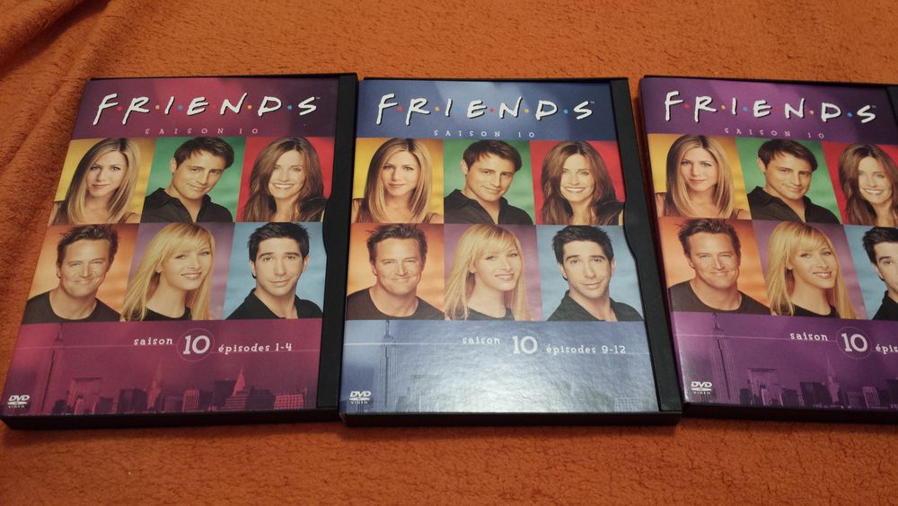 DVD FRIENDS
SAISON 10
EPISODES 1 A 12 DVD et blu-ray