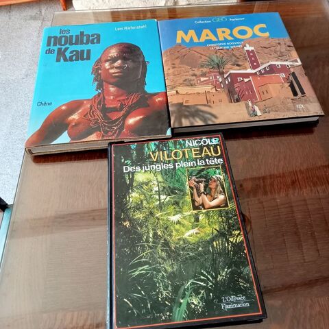 3 albums le Maroc, l'Afrique, la jungle Saint-Laurs (79)