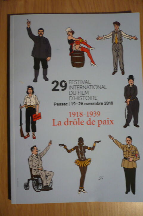 CATALOGUE 29ème FESTIVAL INTERNATIONALE DU FILM D'HISTOIRE 3.5 Pessac (33)