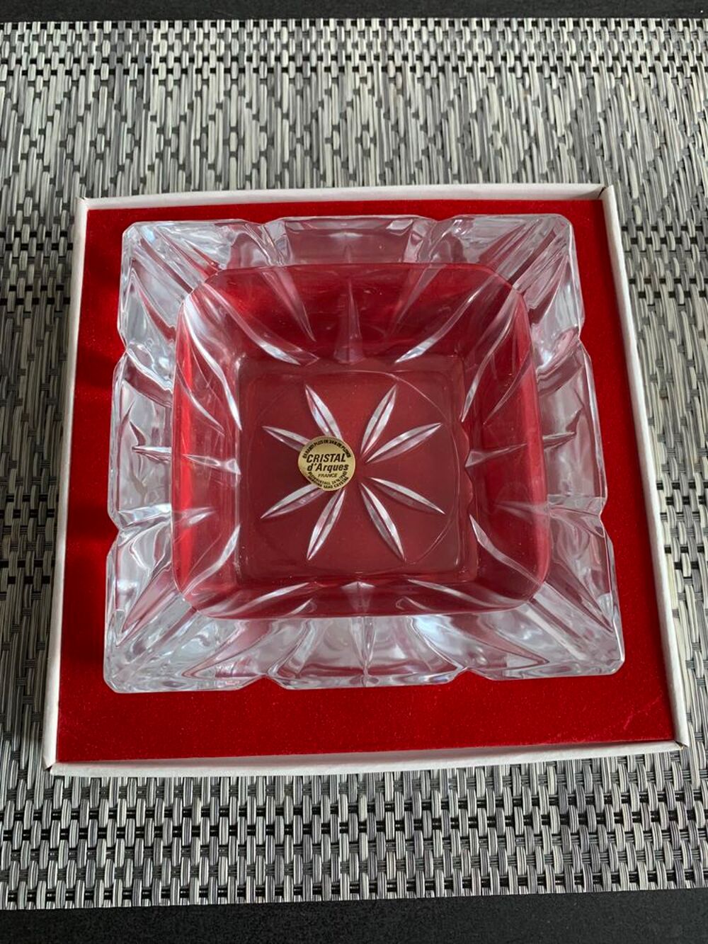cendrier en cristal Décoration