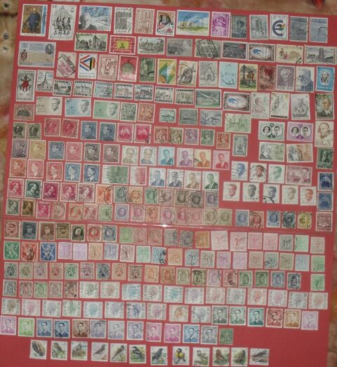 Lot de 268 timbres oblitrs de Belgique. 32 Montreuil (93)