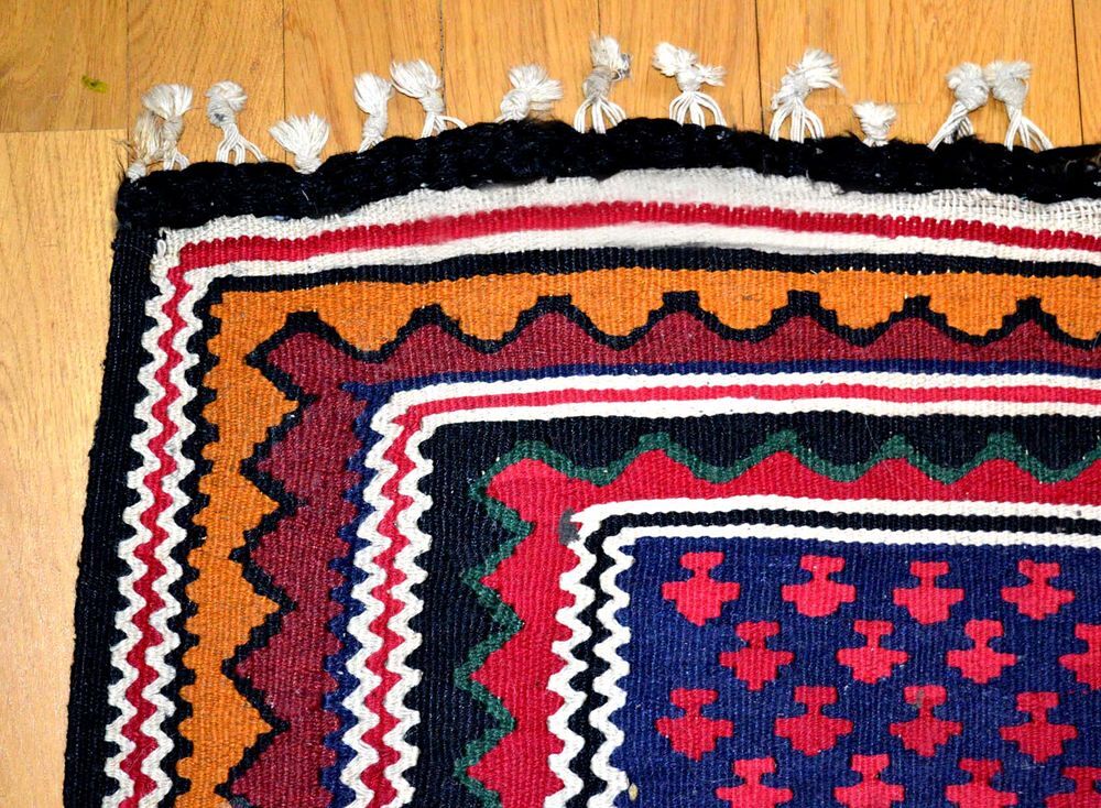 Tapis / Kilim ancien persan, Senneh en laine 180X105 Décoration