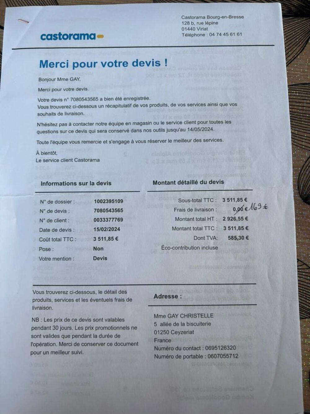 &Eacute;l&eacute;ments de cuisine Meubles