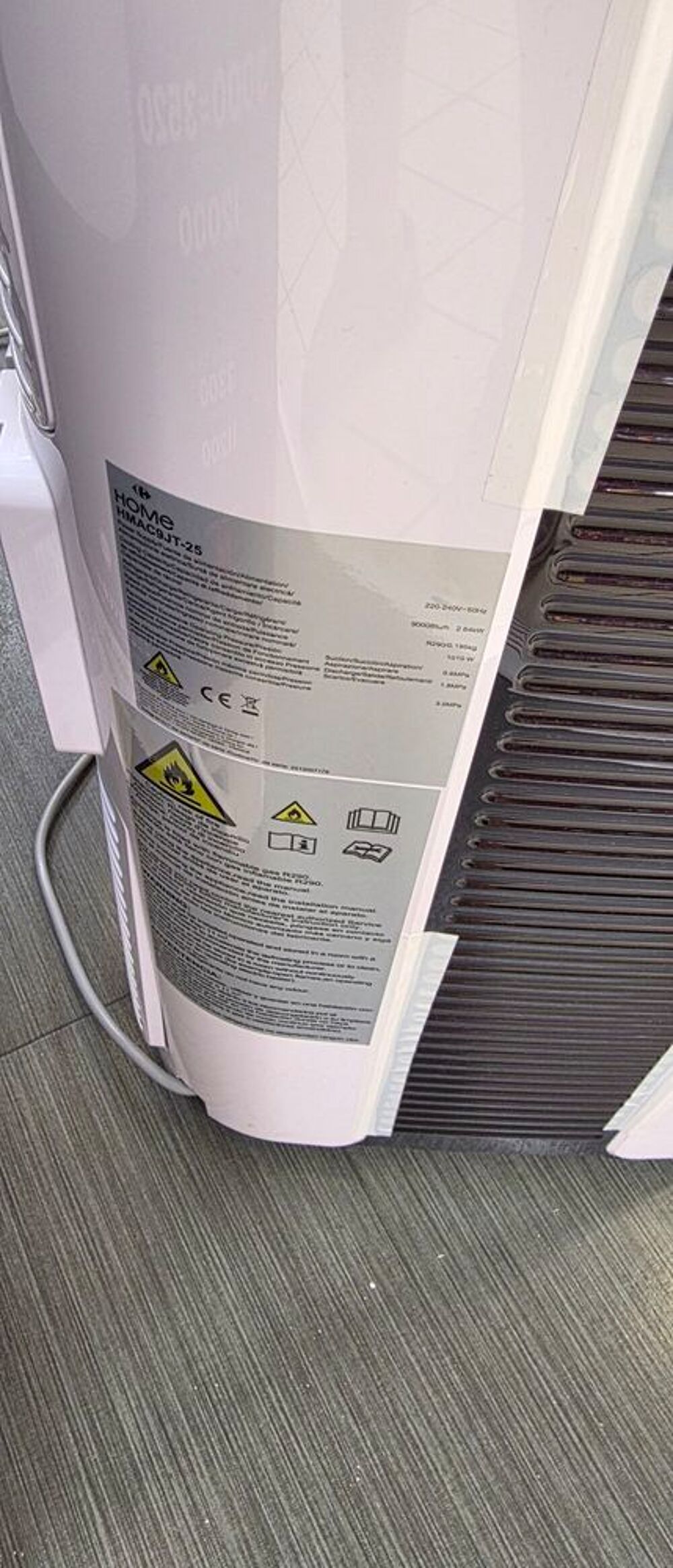 CLIMATISEUR NEUF SOUS EMBALLAGE Carrefour Home HMAC9JT-25 Electroménager