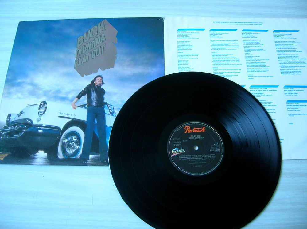33 Tours BUCK DHARMA Flat Out - (BLUE OYSTER CULT) CD et vinyles