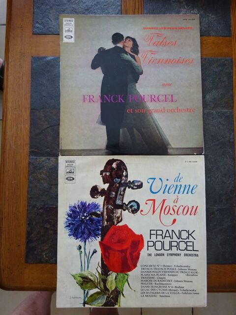 FRANCK POURCEL, TROMPETTE, 2 VINYLES 33 TOURS 3 �ragny (95)