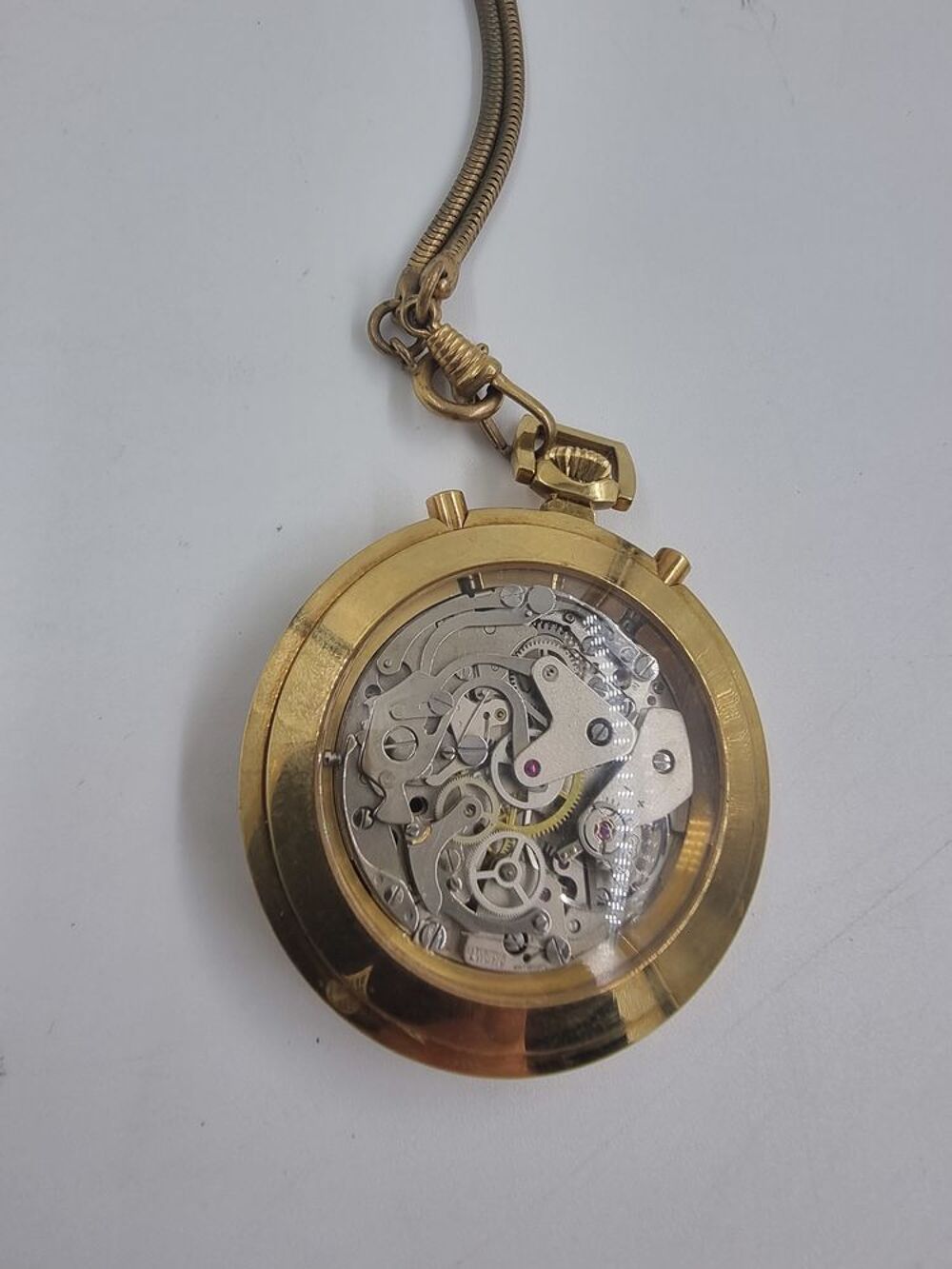 Montre de poche gousset Chronographe Pierce Valjoux 7733 Bijoux et montres