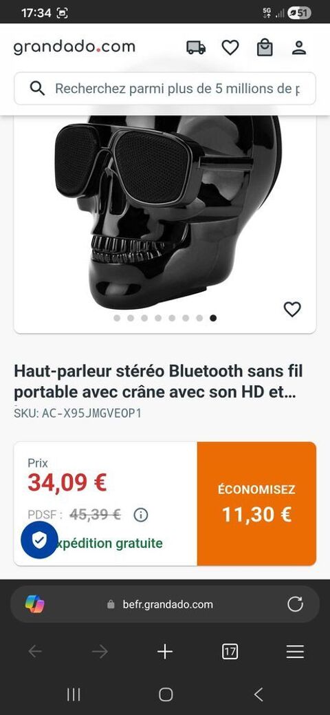 enceinte blutooth tête de mort Berre-l'Étang (13)