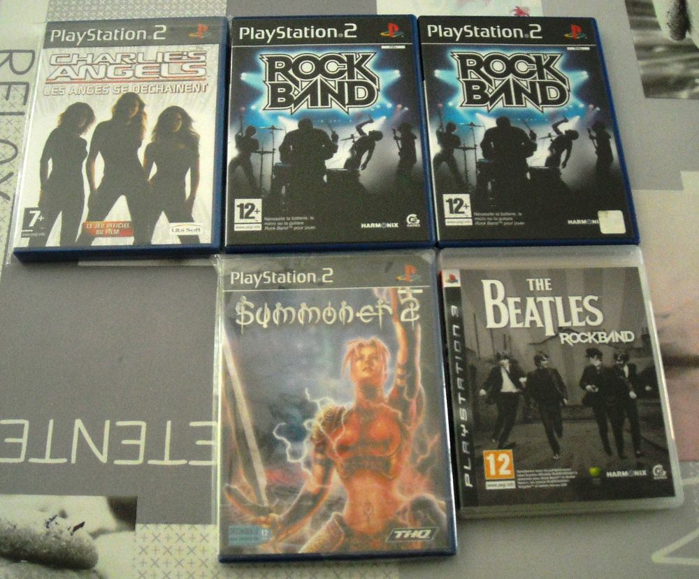 Lot 14 Jeux PS2 PS3 PS4 PS5 Neuf/Blister Consoles et jeux vidéos