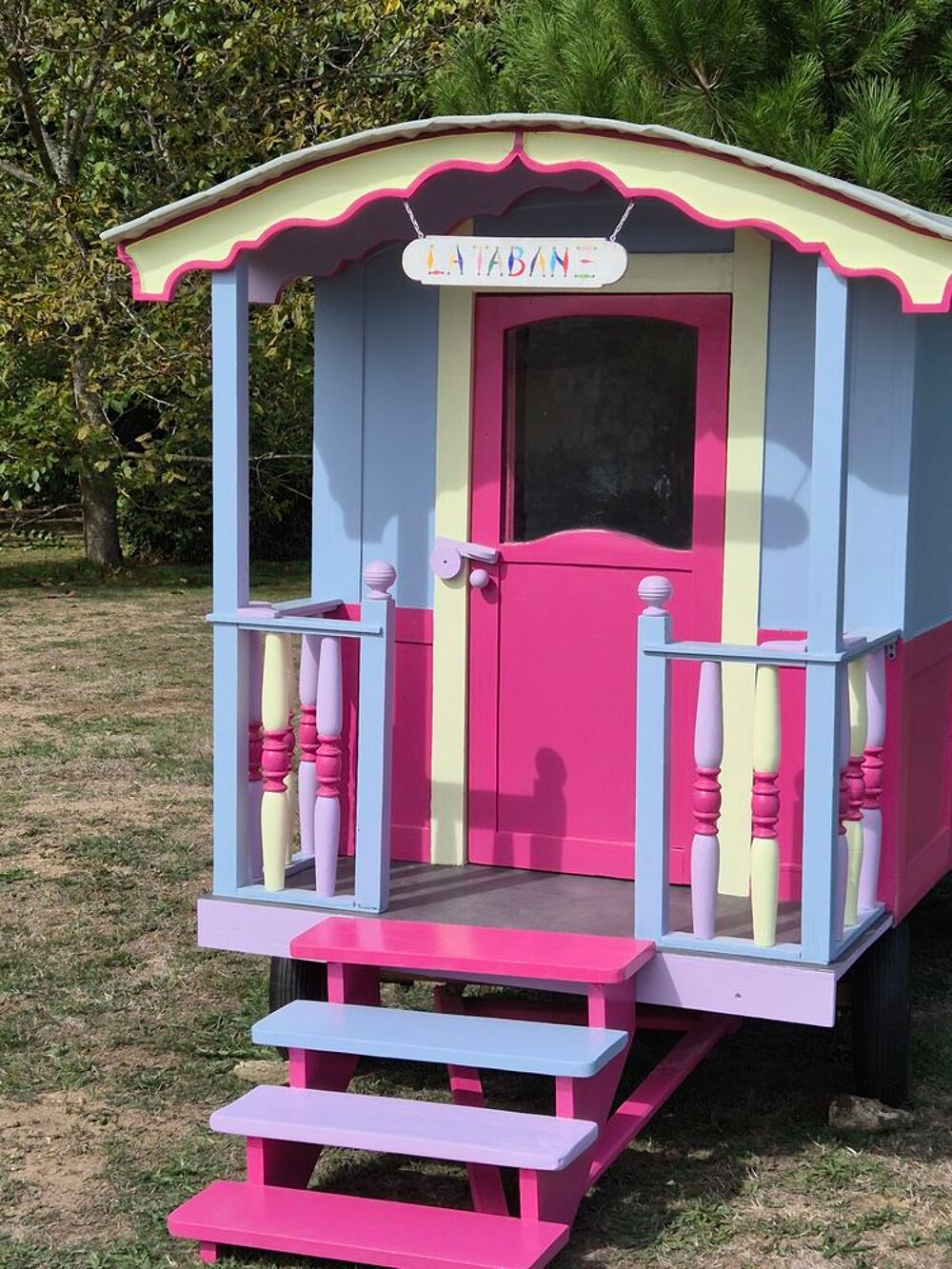 petite roulotte pour enfants Jardin