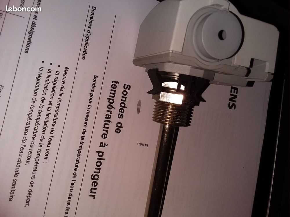 Sonde de temp&eacute;rature &agrave; plongeur QAE22A SIEMENS Bricolage