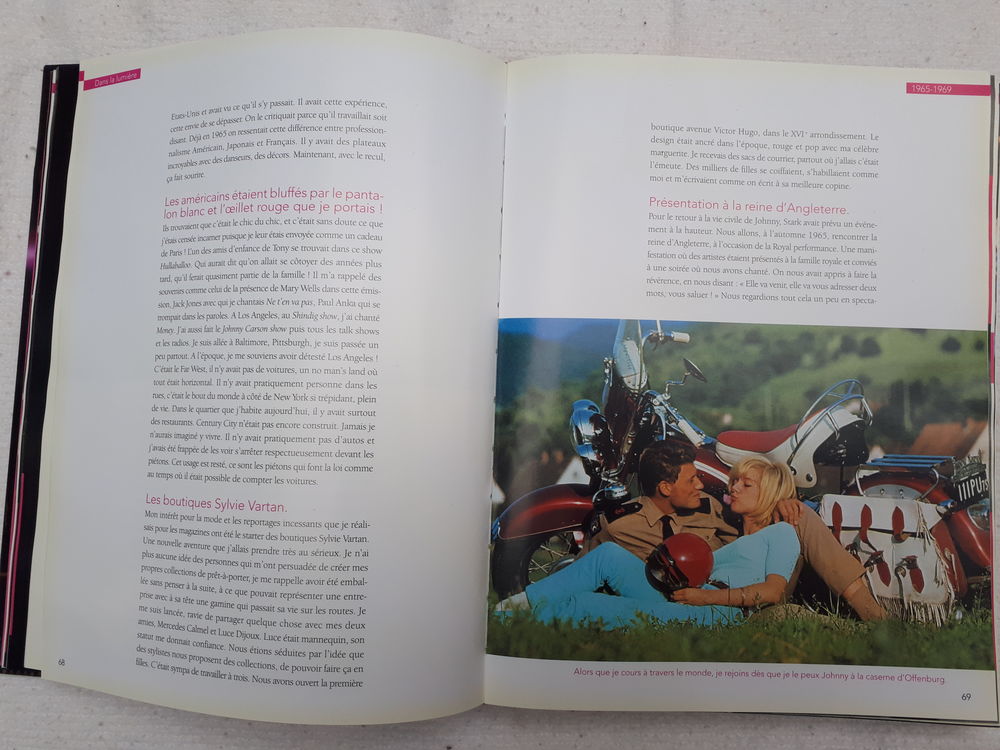 Livre Sylvie Vartan dans la lumi&egrave;re Livres et BD