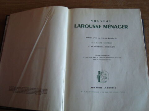 NOUVEAU LAROUSSE MENAGER 10 Villevêque (49)