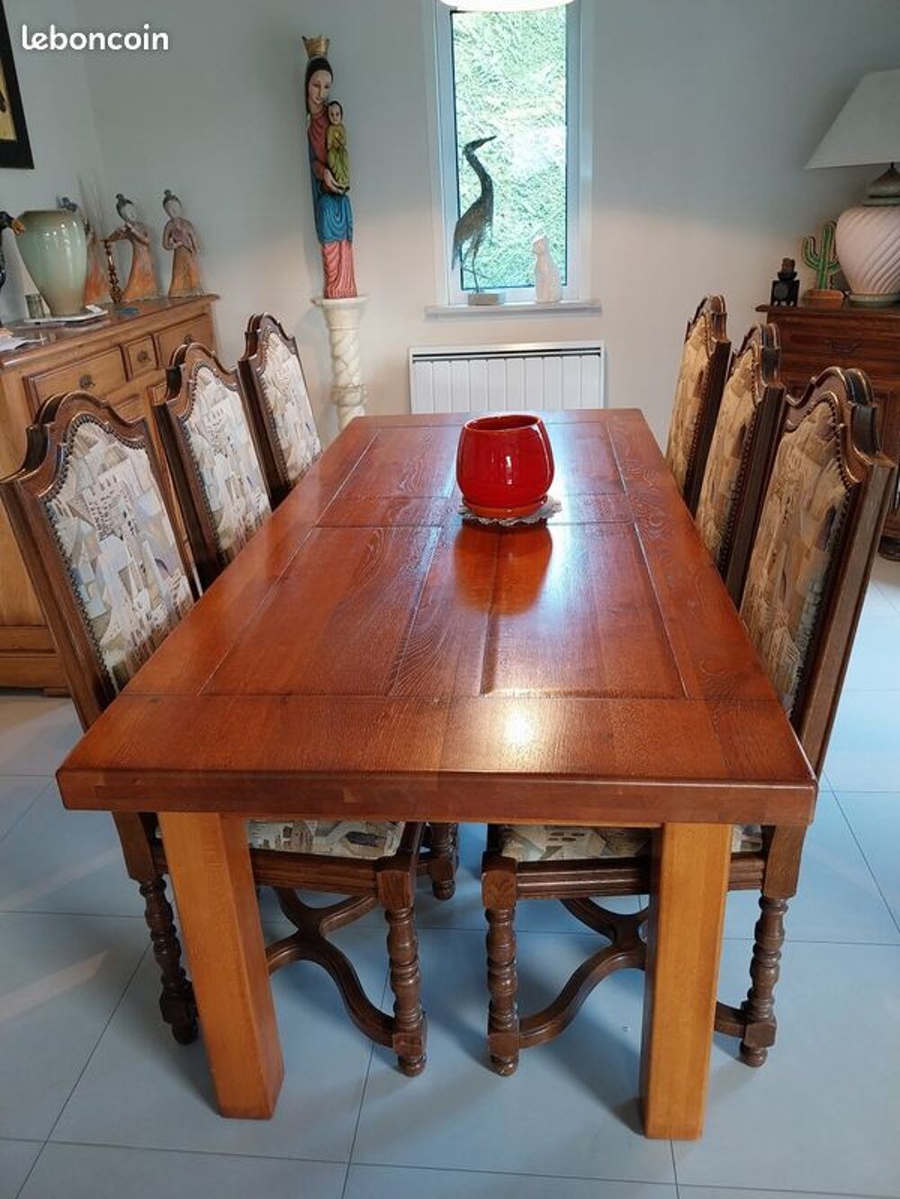 table ch&ecirc;ne massif &agrave; r&eacute;cup&eacute;rer, non livr&eacute;e Meubles