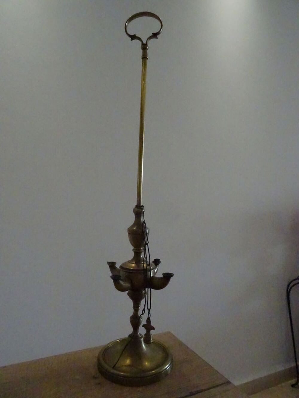 LAMPE A HUILE TYPE "FLORENTINE" Décoration