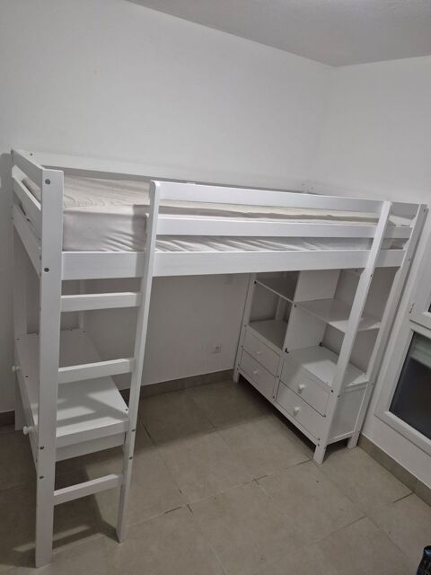 Lit simple sur�lev� 200 B�ziers (34)