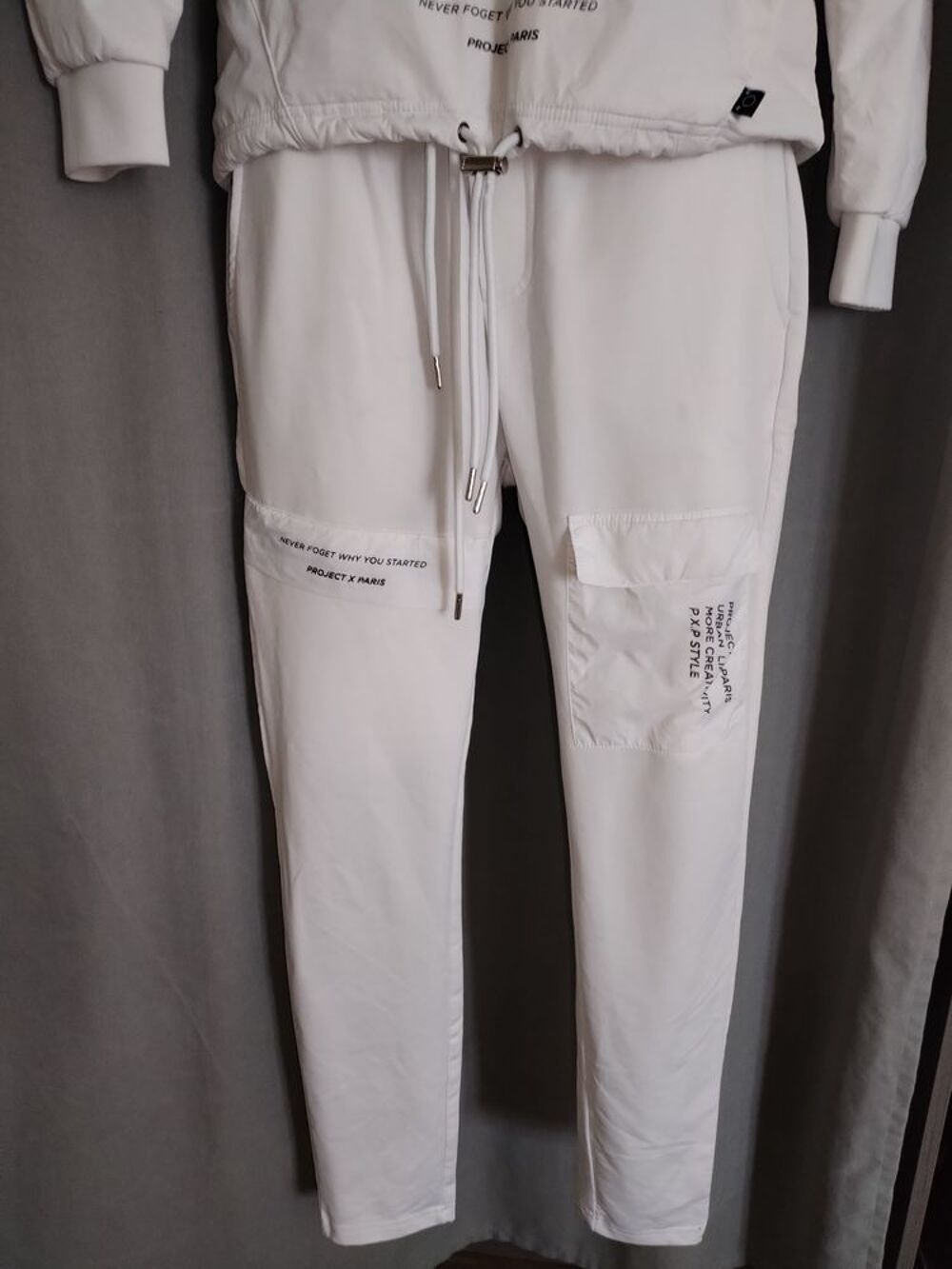 Ensemble de surv&ecirc;tement blanc PROJECT X PARIS (Taille S) Maroquinerie