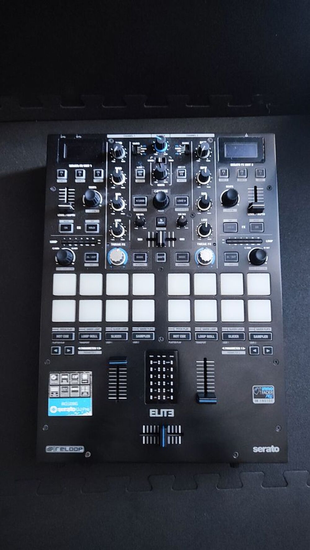 Contr&ocirc;leur RANE Twelve MK2 et table de mixage Elite Reloop Audio et hifi