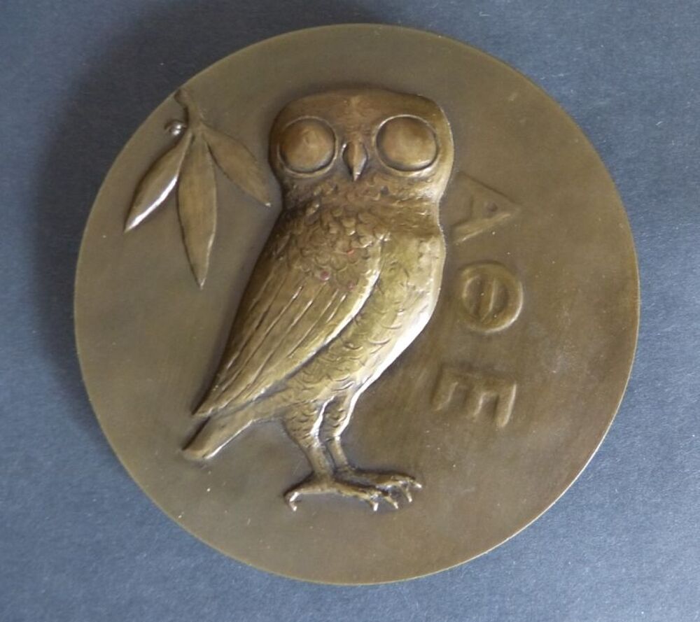 GEORGES CLEMENCEAU medaille bz 90 mm 