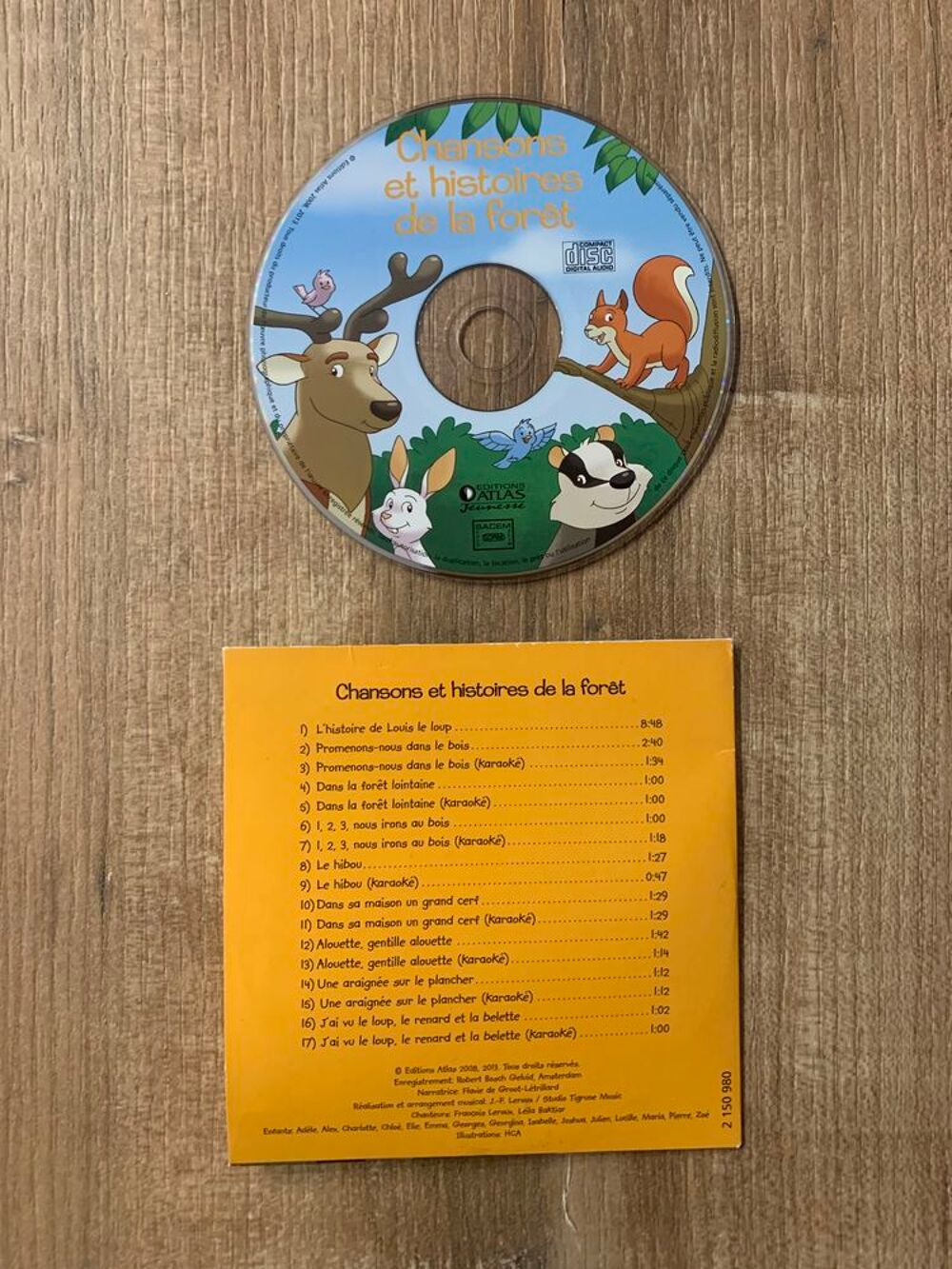CD chansons enfants \'\' Chansons et histoires de la for&ecirc;t \'\' Jeux / jouets
