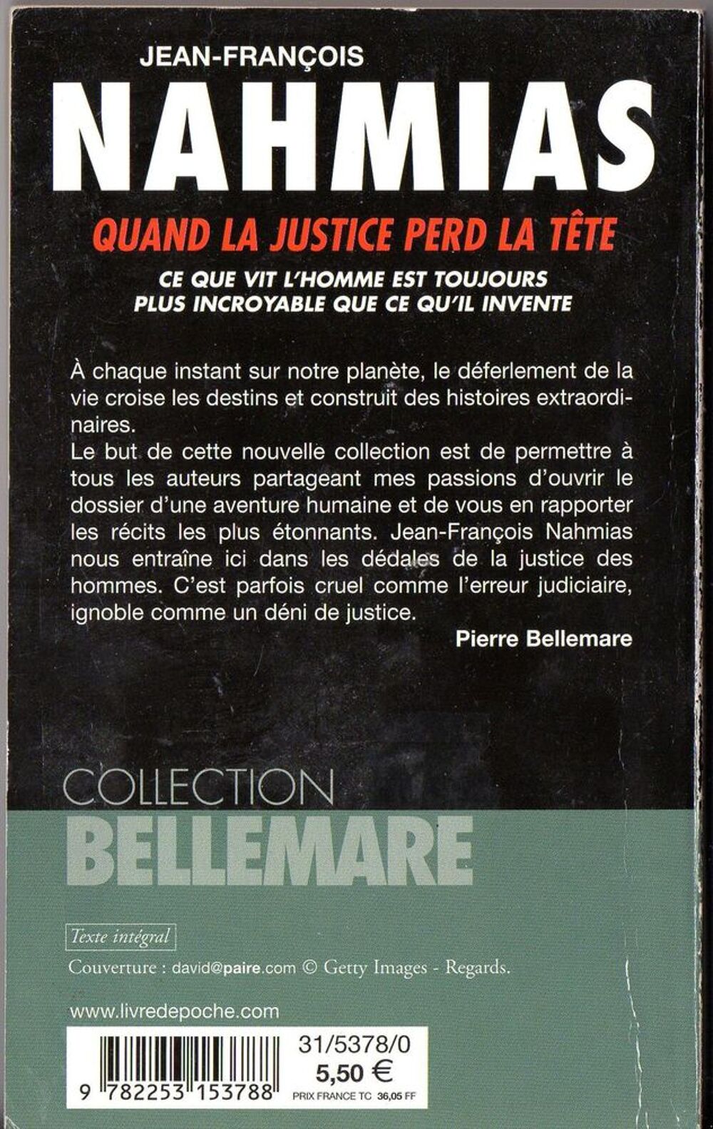 Quand la justice perd la t&ecirc;te - Jean-Fran&ccedil;ois Nahmias Livres et BD