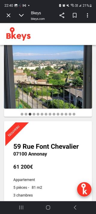  Appartement à vendre 5 pièces 81 m²