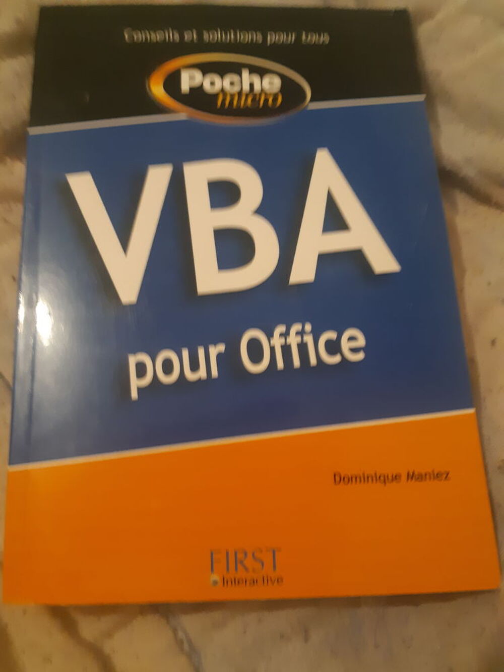 Livre VBA VISUAL BASIC Livres et BD