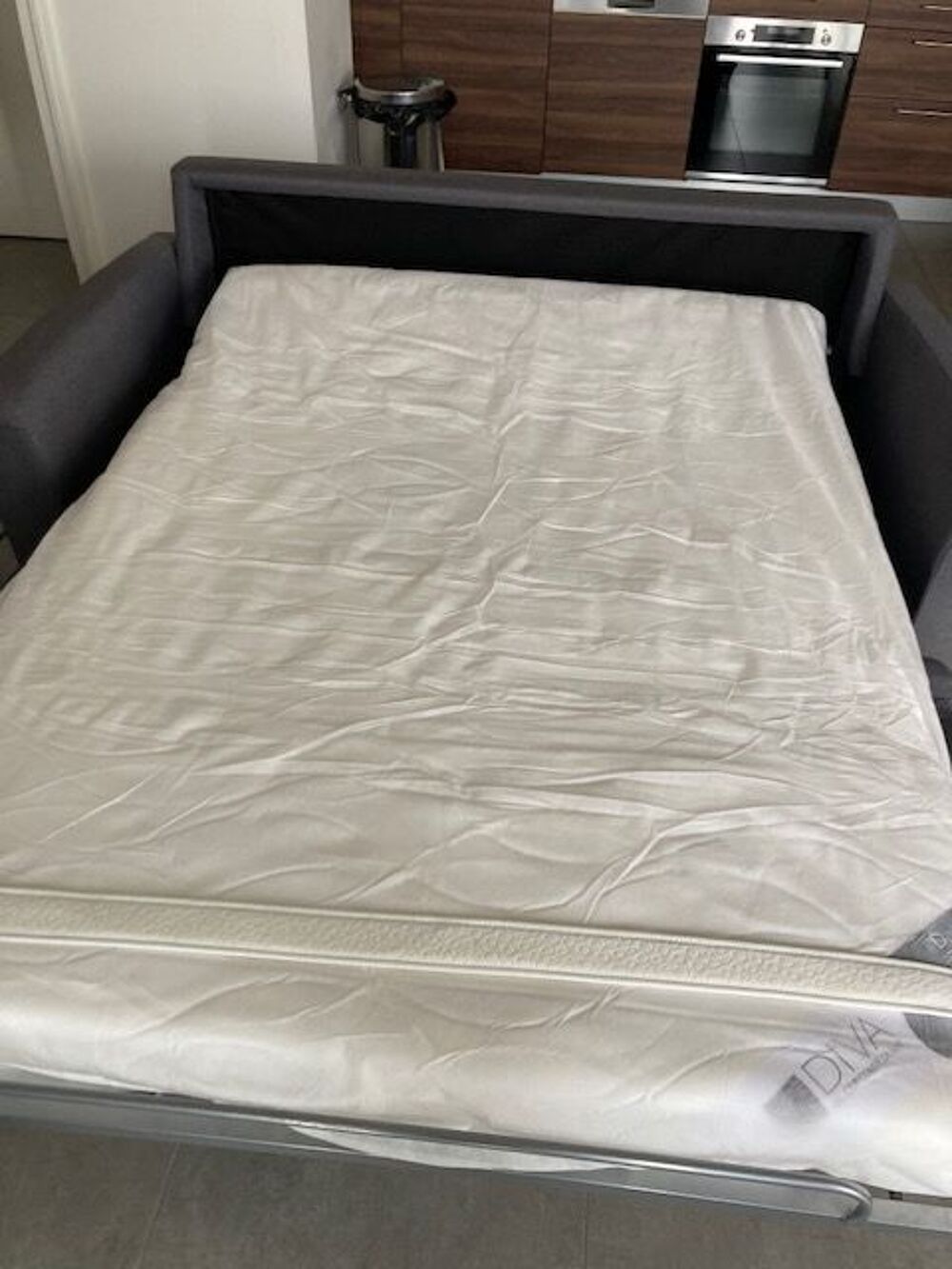 Canap&eacute; convertible 3 places ? Couchage 140x190 ?Matelas DIVA Meubles