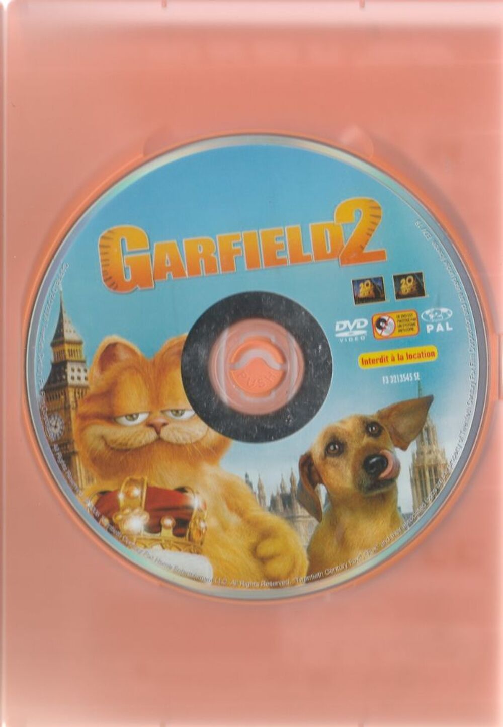 Garfield 2 DVD et blu-ray