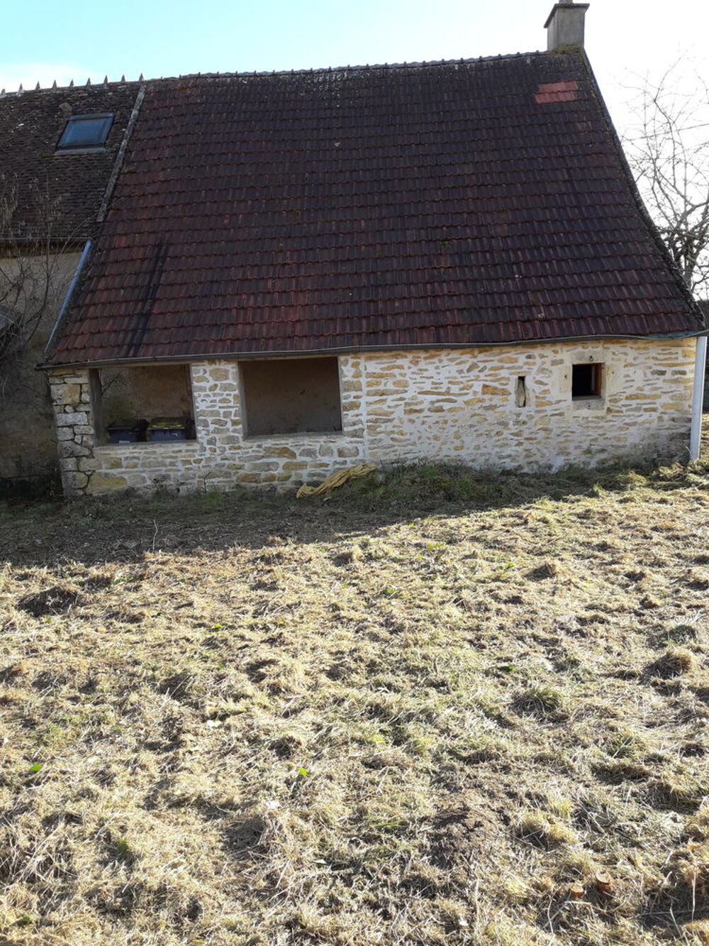 Vente Ferme Longère en pierre dans village berrichon (CHER) Saint-georges-de-poisieux