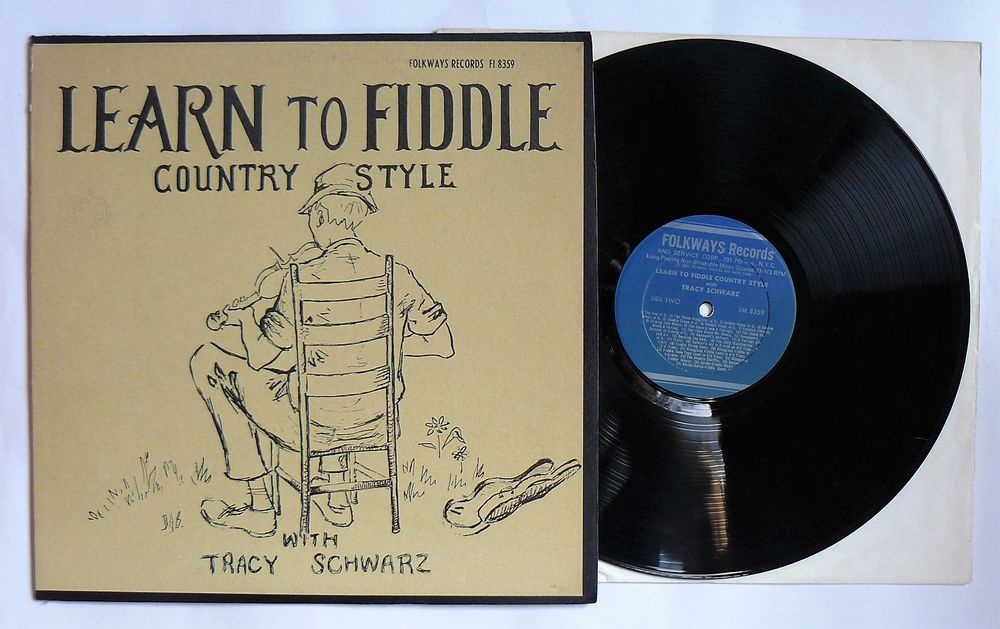 LP Tracy SCWARZ : Learn to fiddle country style - 1968 CD et vinyles