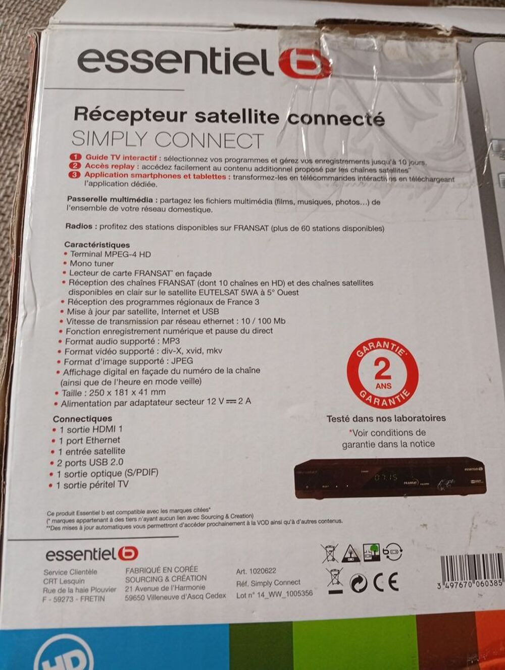 D&eacute;codeur Fransat Photos/Video/TV