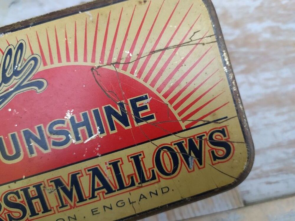 Boite T&ocirc;le Publicitaire Marsh Mallows Pascall Sunchine

