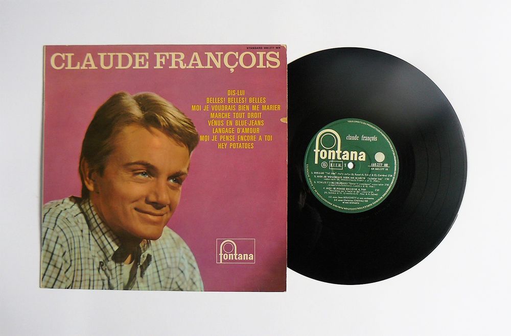 25cm Dis-lui - Claude Fran&ccedil;ois - Fontana - 660 777 MR - 1963 CD et vinyles
