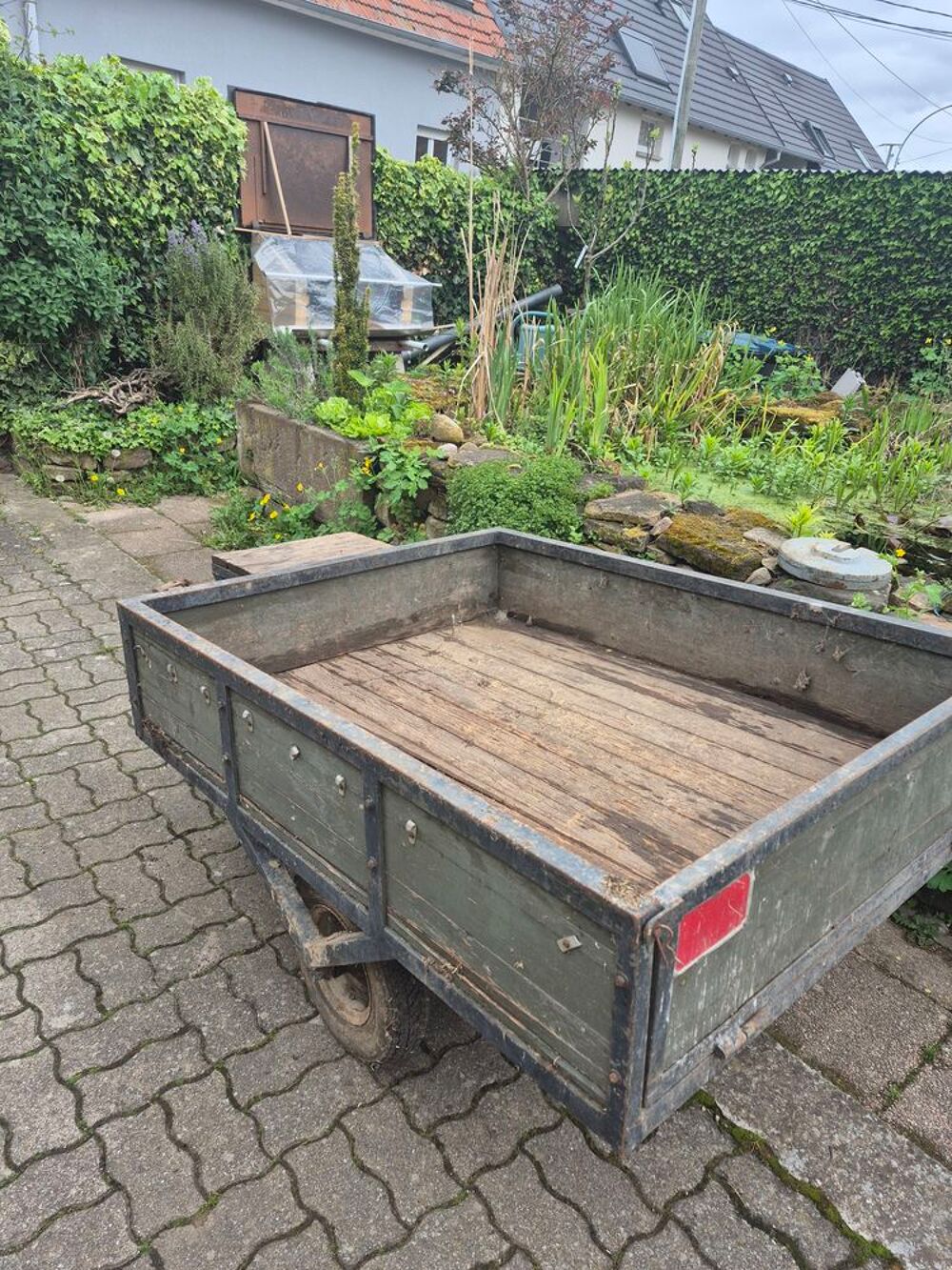 Remorque pour motoculteur Jardin