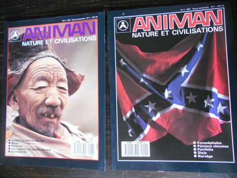 2 revues ANIMAN No 4 et 6 - 1987 5 Tours (37)