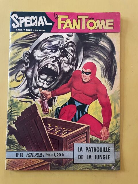 BD LE FANTOME Mensuel Spécial N°66 de 02-1969 avec flyer int 18 Vigneux-sur-Seine (91)