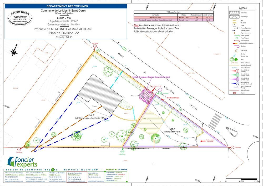 Vente Terrain Terrain constructible 448 m² - Mesnil Saint-Denis - RARE Le mesnil-saint-denis