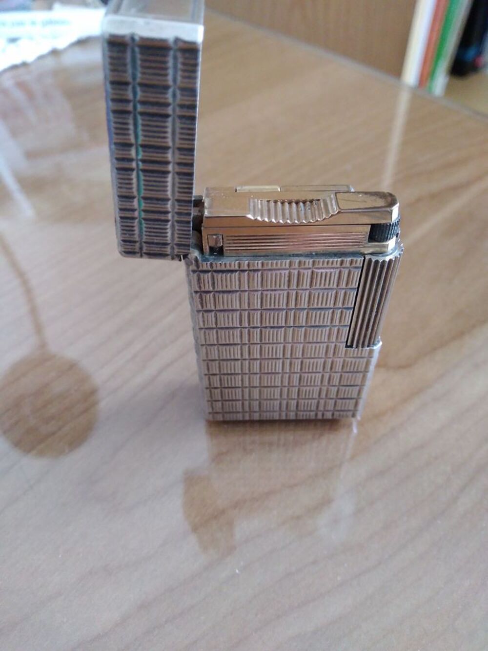 Briquet ST DUPONT vintage plaqu&eacute; argent Bijoux et montres
