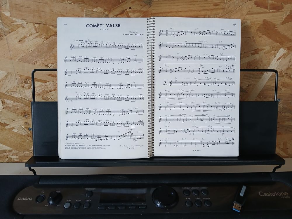 Piano &eacute;lectrique- Casio Lks450 - touches &eacute;clair&eacute;es Instruments de musique