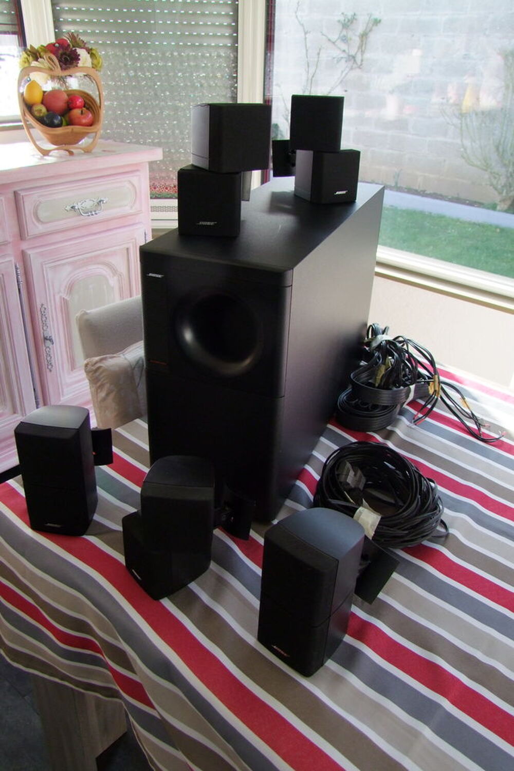 wooffer + baffles (5) surround BOSE Audio et hifi