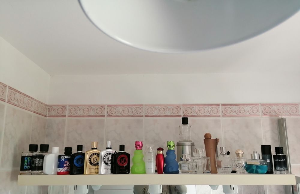 BOUTEILLES DE PARFUM VIDES 
