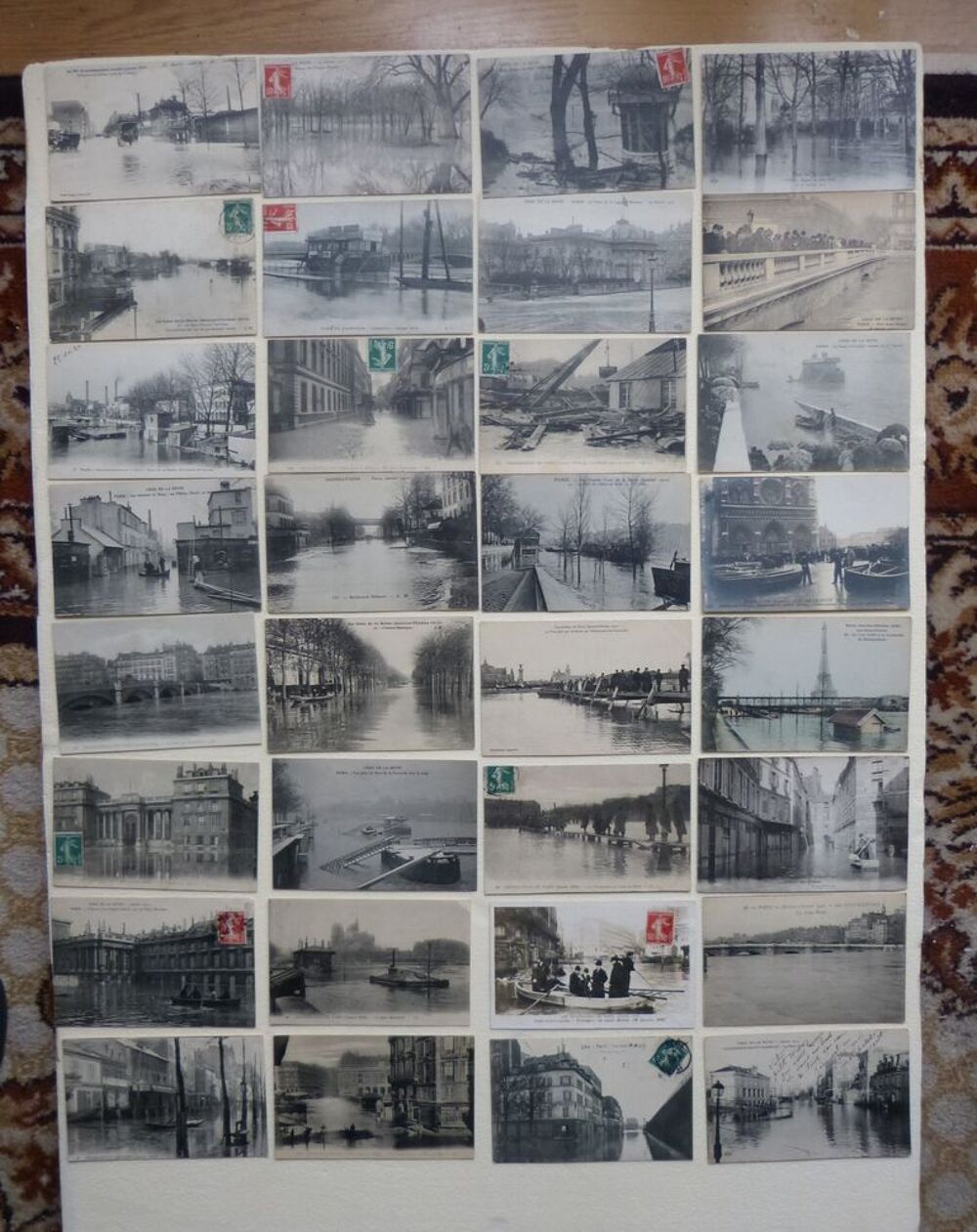 lot de32 cpa theme innondation de 1910 