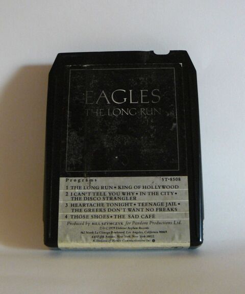 K7 8 pistes Eagles : The long run - Elektra / Asylum - 1979 14 Argenteuil (95)
