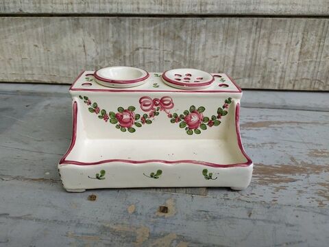 Ancien Encrier Faence Hadancourt HFA 32 Loches (37)