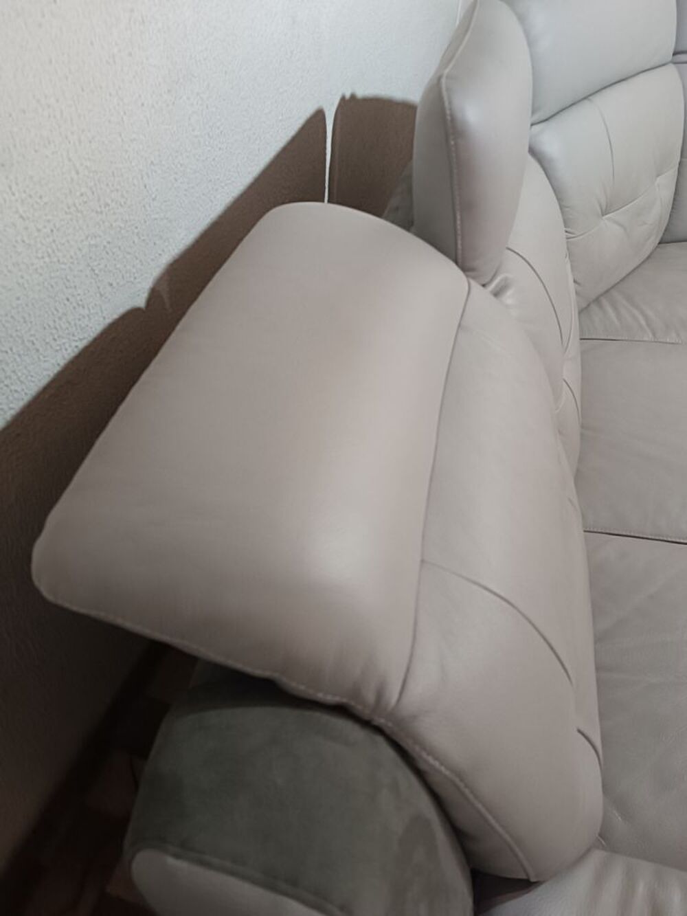 Canap&eacute; cuir 6 places &eacute;lectrique Meubles
