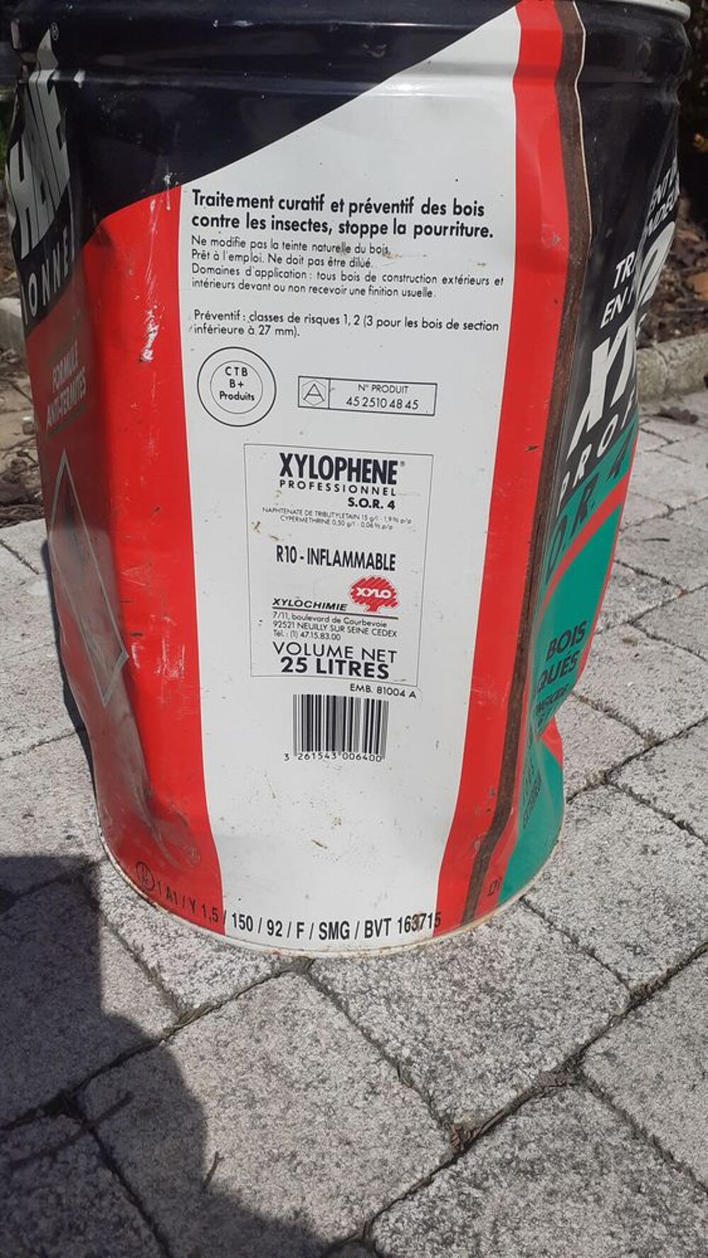 UN BIDON DE 25 LT DE XYLOHENE Bricolage