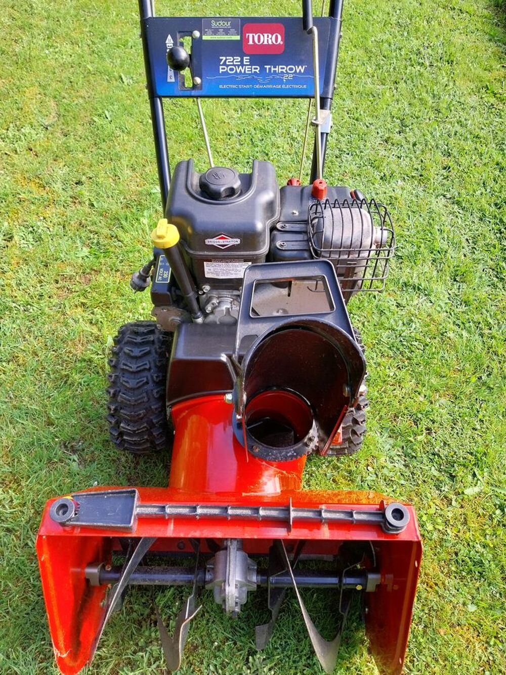 Deneigeuse Toro 722E Jardin