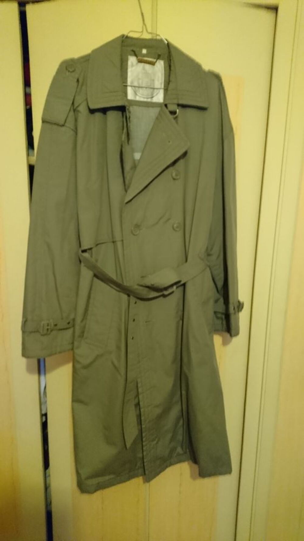 Parka-Trench avec ceinture beige/Gris
Vêtements
